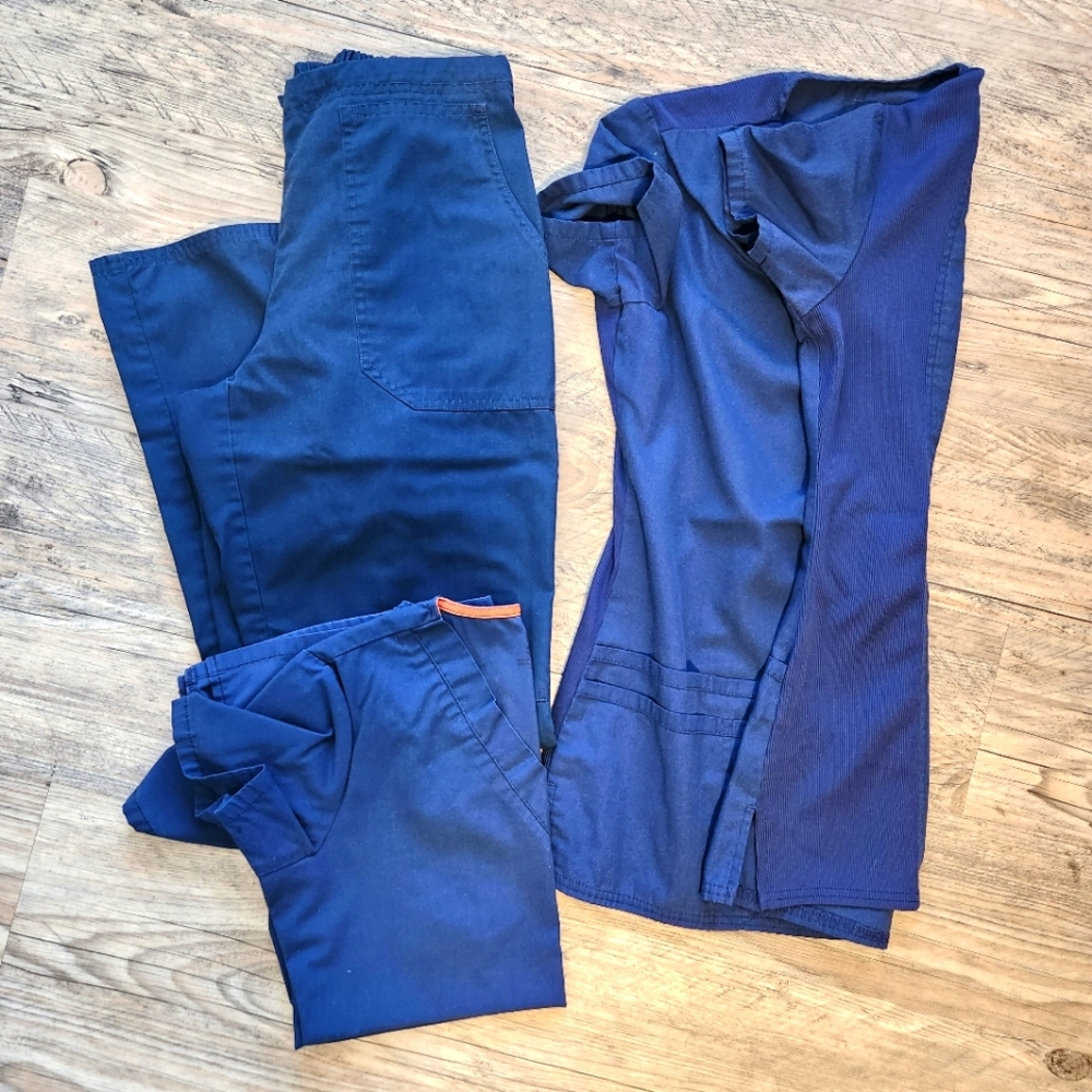 Navy blue scrubs